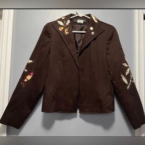 Harve’ Benard Holtzman Women's Open Blazer Jacket Petite size 2P